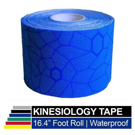 THERABAND Theraband 12746 2 in. x 16.4 ft. Kinesiology Tape Standard Roll;Blue 12746